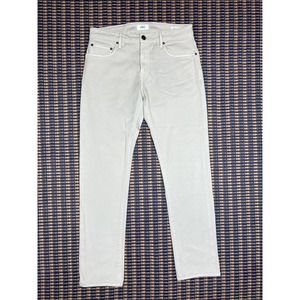 PT05 Jeans Mens 32x31 play it loud Cover 50 Beige Ivory Tapered Stretch Denim